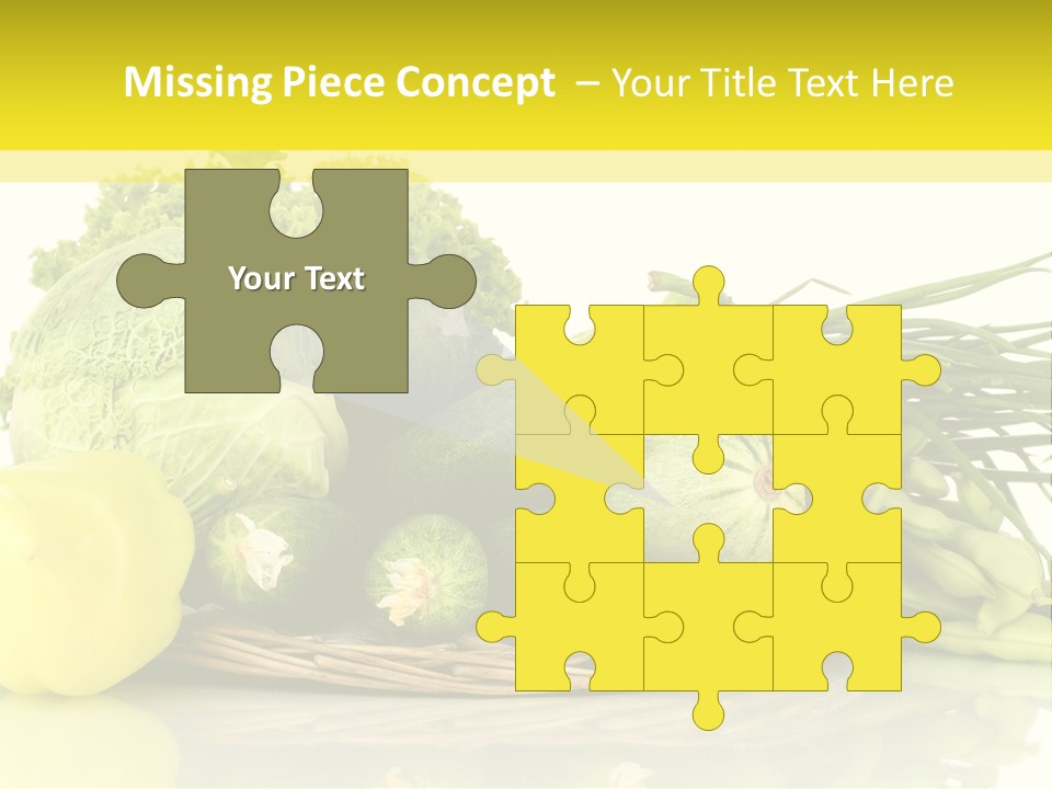 Food Meal Courgette PowerPoint Template