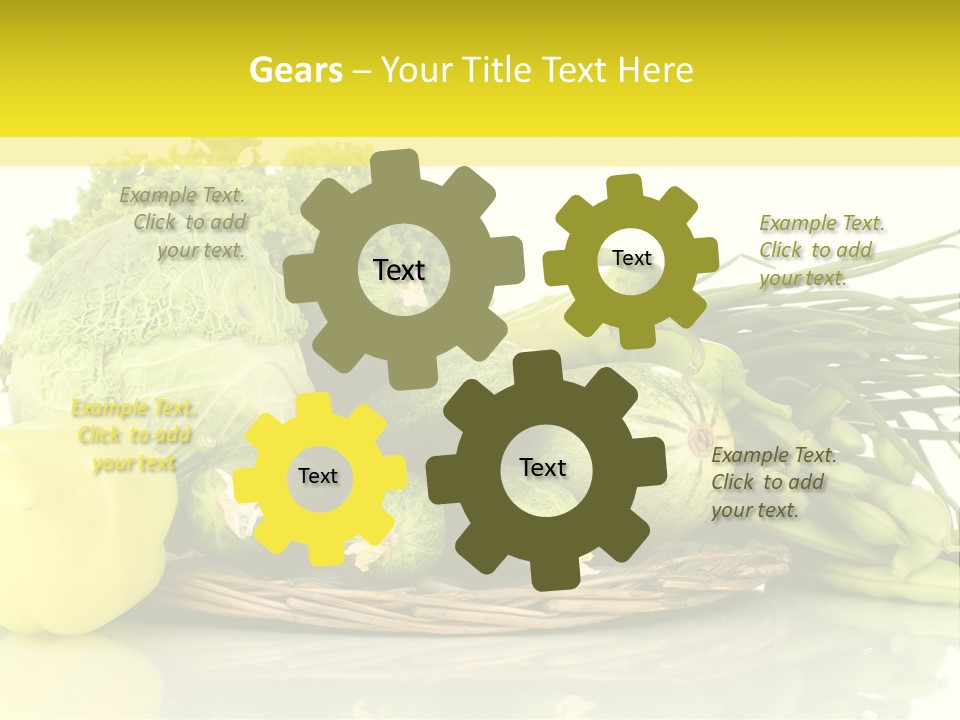 Food Meal Courgette PowerPoint Template