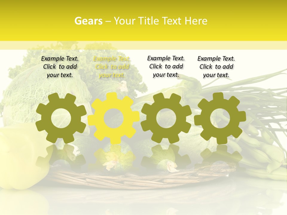 Food Meal Courgette PowerPoint Template