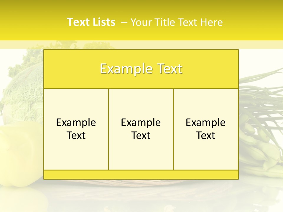 Food Meal Courgette PowerPoint Template