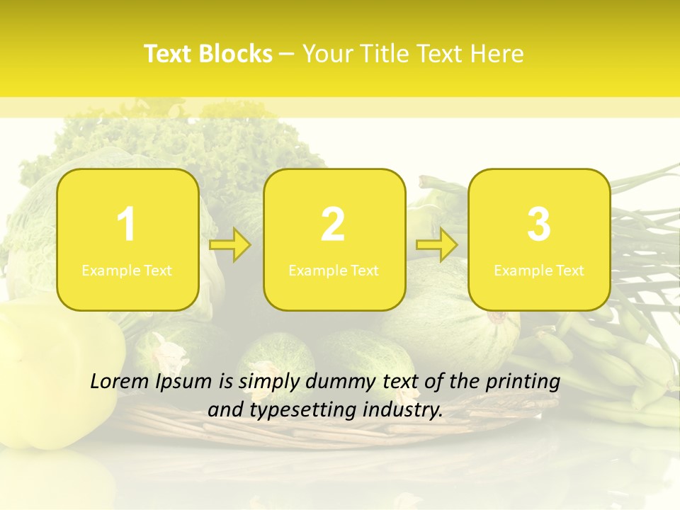 Food Meal Courgette PowerPoint Template
