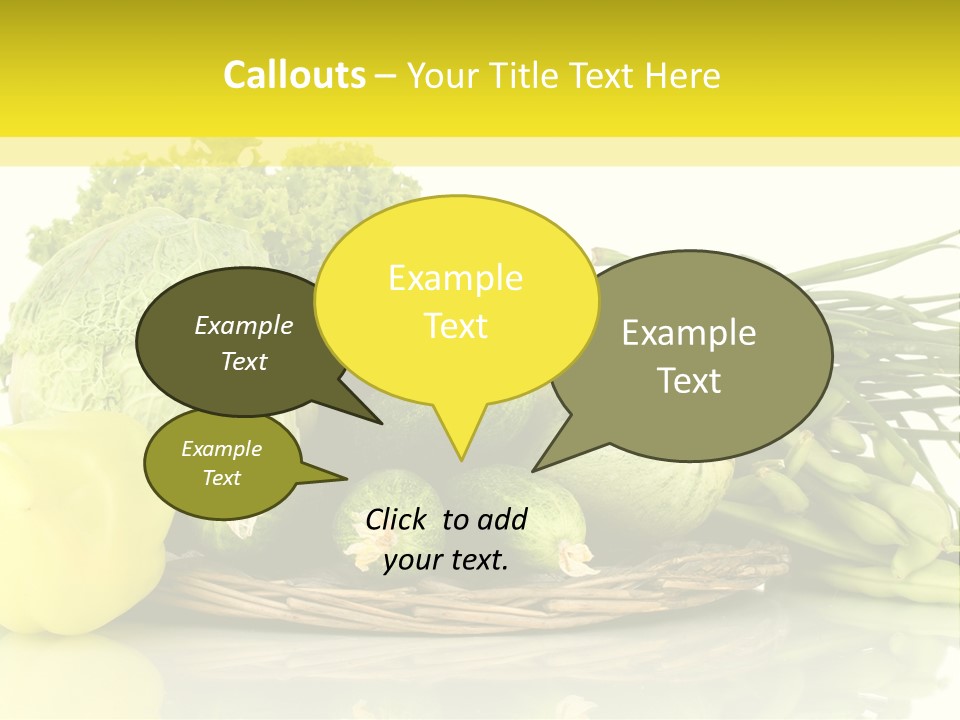 Food Meal Courgette PowerPoint Template