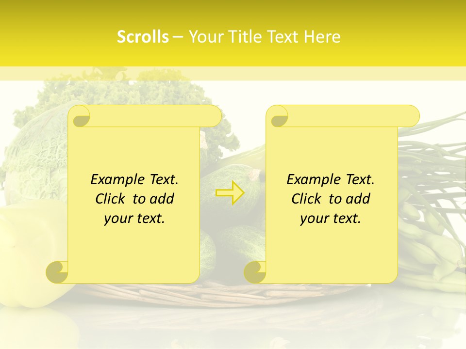 Food Meal Courgette PowerPoint Template