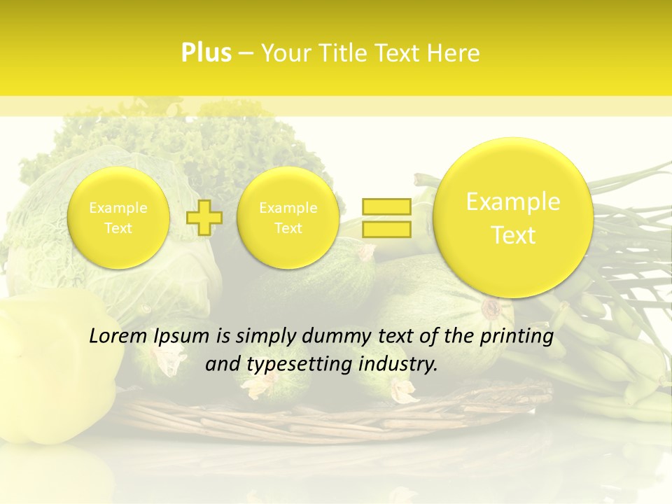 Food Meal Courgette PowerPoint Template