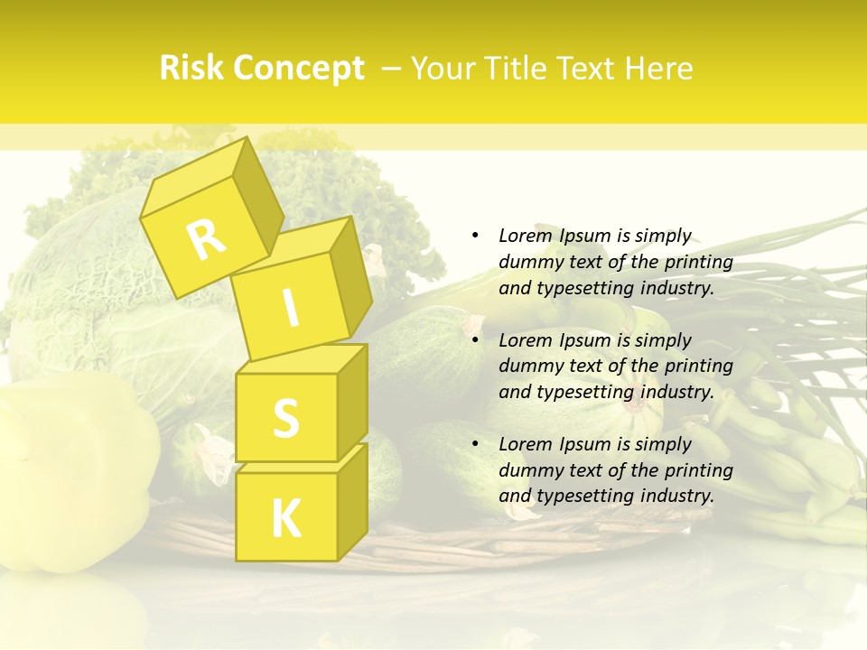 Food Meal Courgette PowerPoint Template