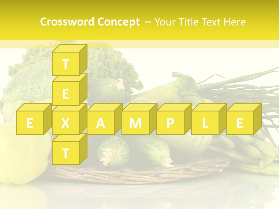 Food Meal Courgette PowerPoint Template