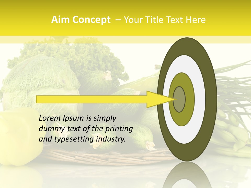 Food Meal Courgette PowerPoint Template