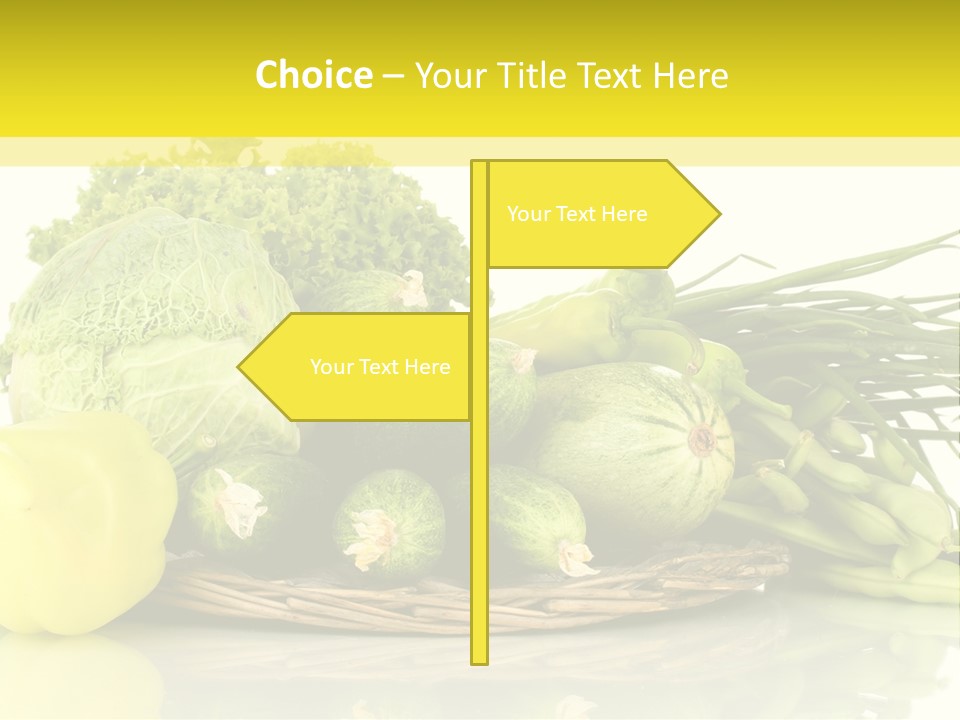 Food Meal Courgette PowerPoint Template