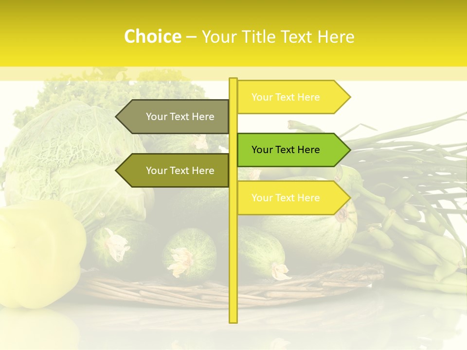Food Meal Courgette PowerPoint Template