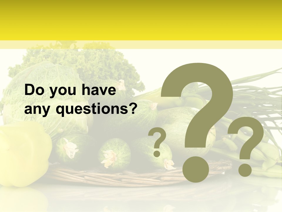 Food Meal Courgette PowerPoint Template