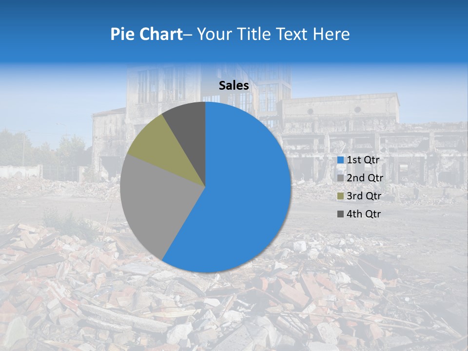 Garbage Scene Urban PowerPoint Template