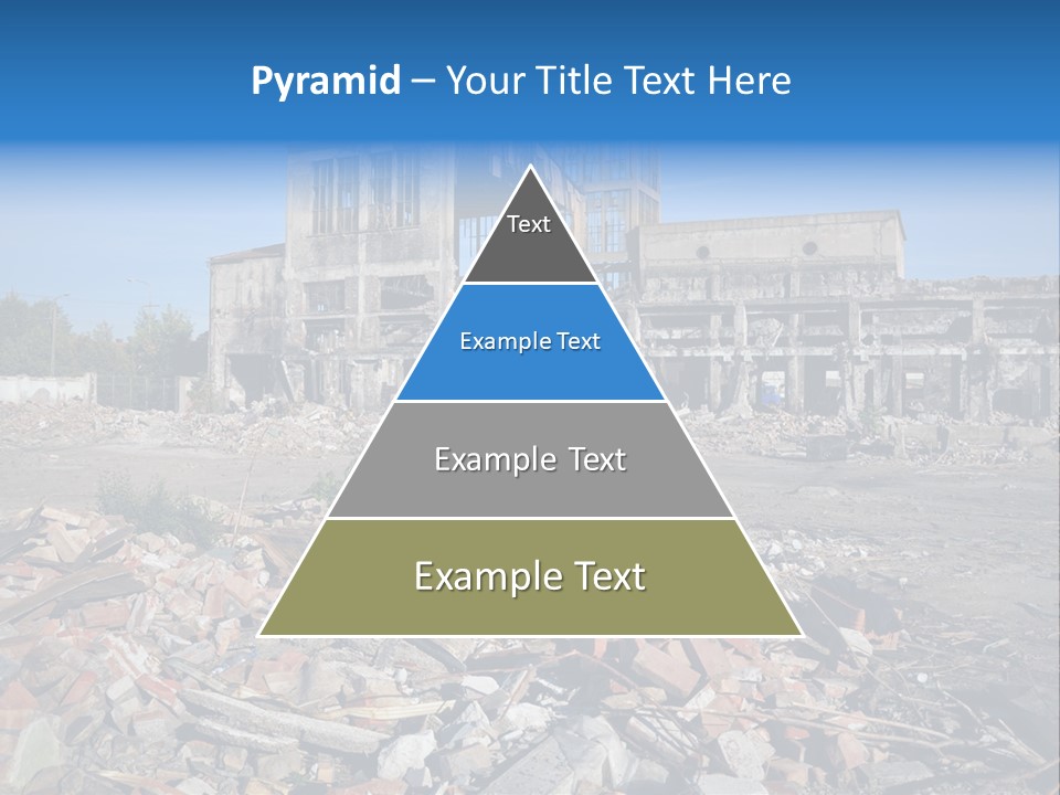 Garbage Scene Urban PowerPoint Template