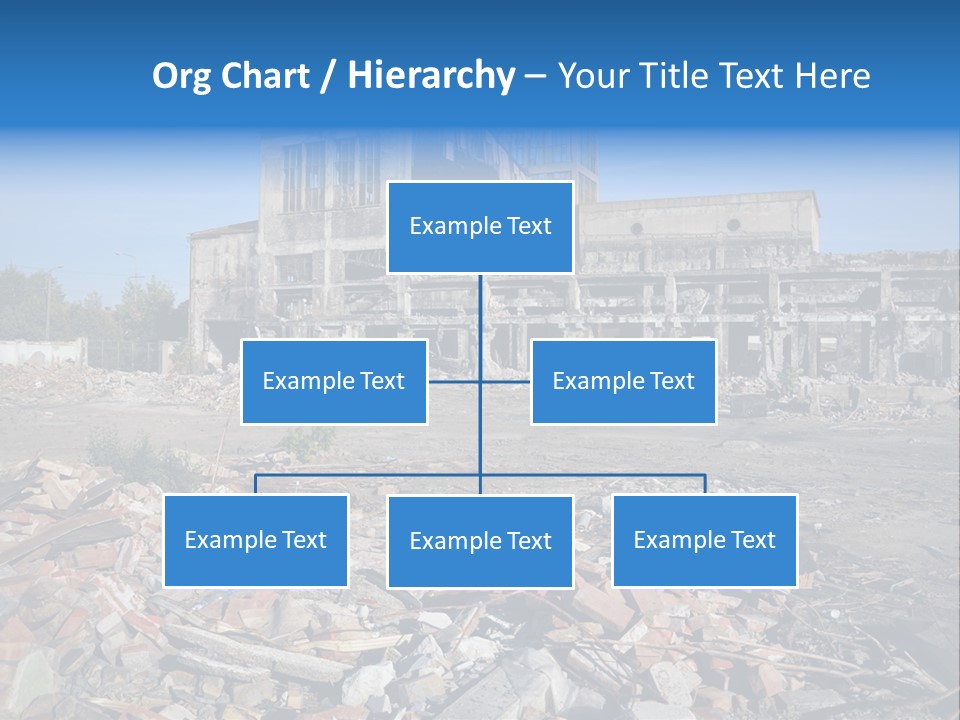 Garbage Scene Urban PowerPoint Template