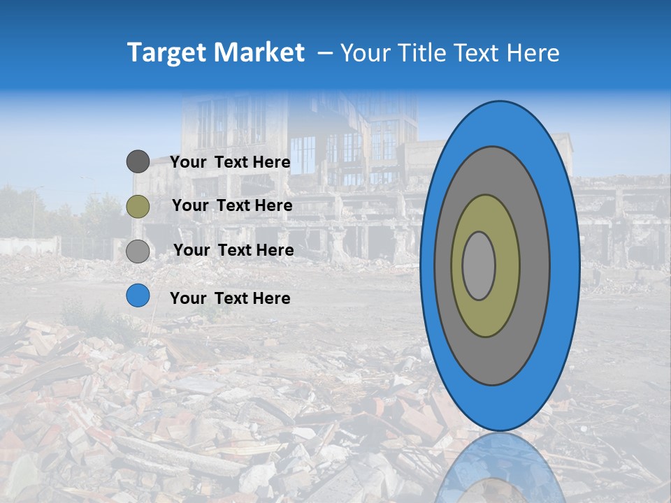 Garbage Scene Urban PowerPoint Template