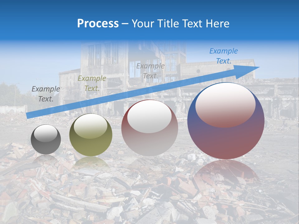 Garbage Scene Urban PowerPoint Template