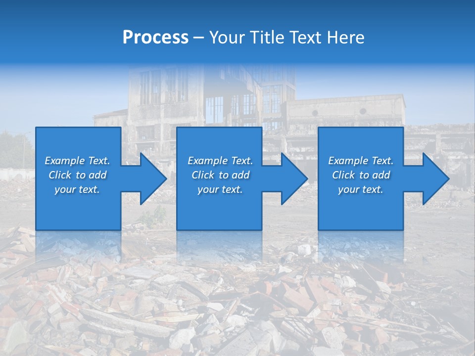 Garbage Scene Urban PowerPoint Template