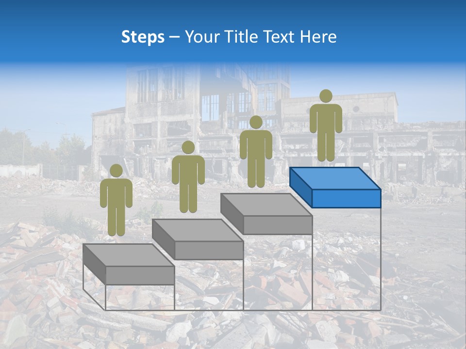 Garbage Scene Urban PowerPoint Template