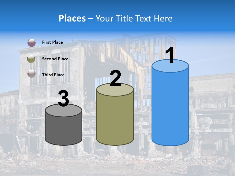 Building Disaster Dust PowerPoint Template