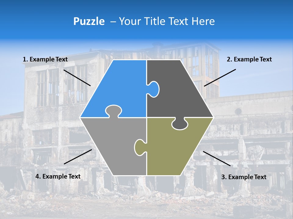 Building Disaster Dust PowerPoint Template