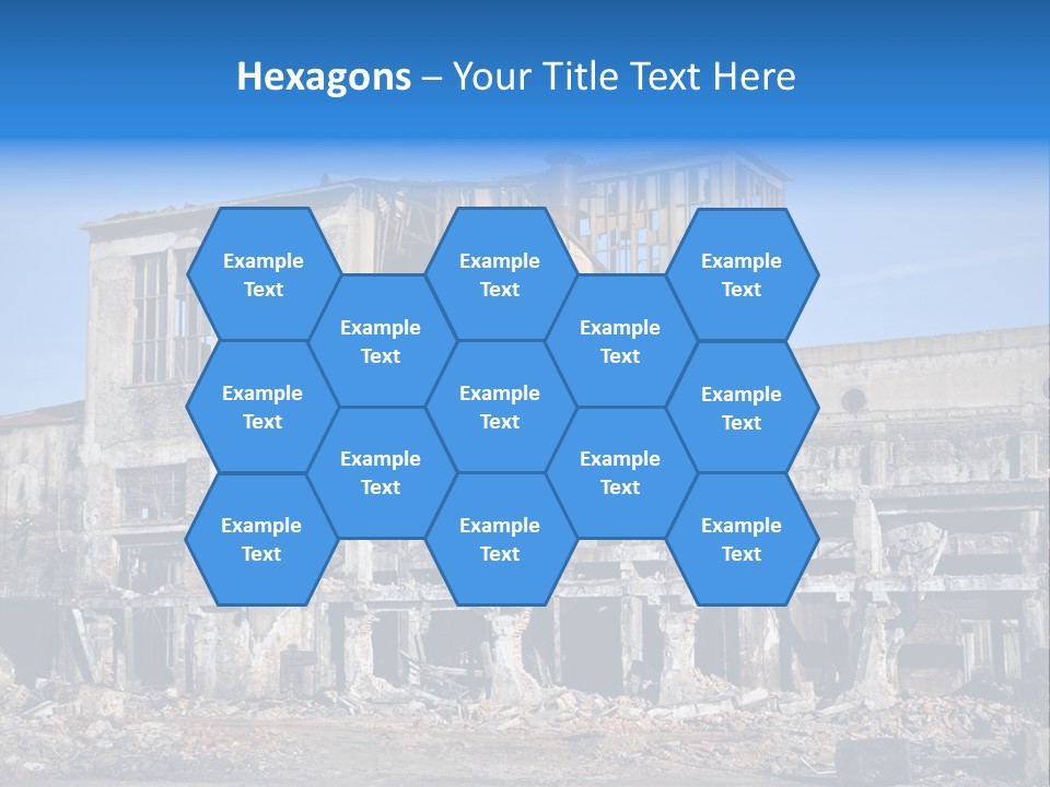 Building Disaster Dust PowerPoint Template