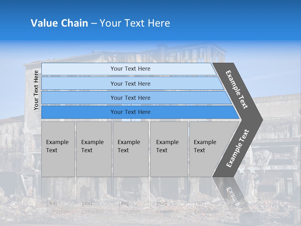 Building Disaster Dust PowerPoint Template