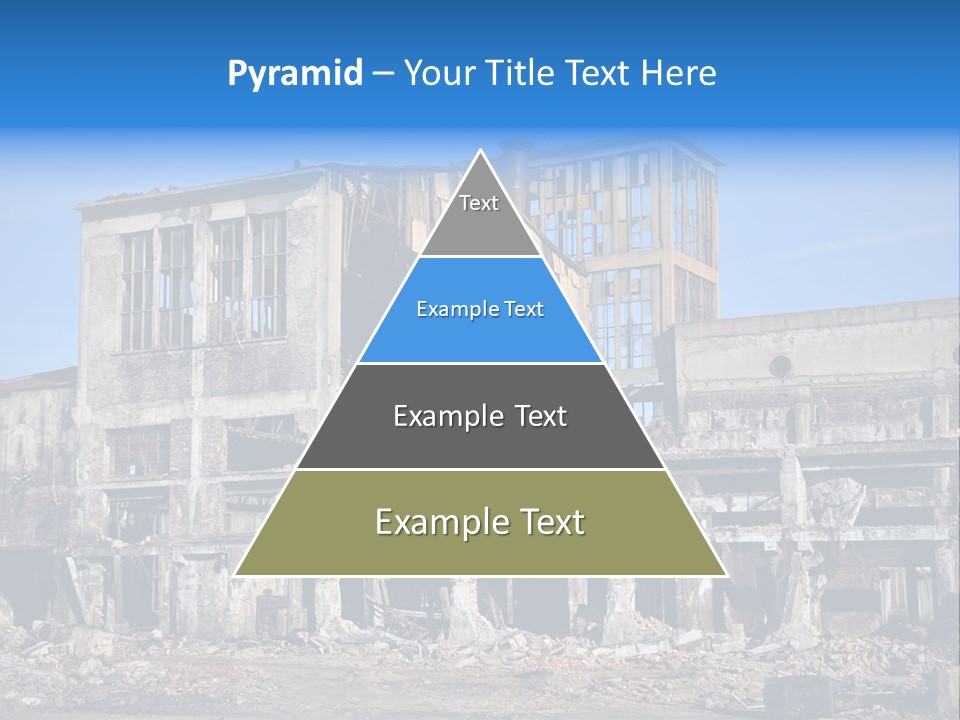 Building Disaster Dust PowerPoint Template