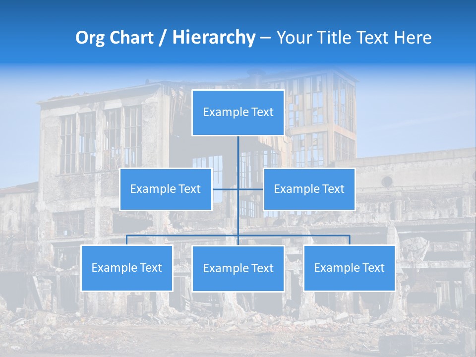 Building Disaster Dust PowerPoint Template