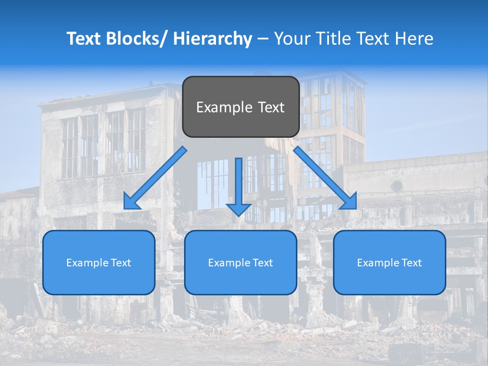 Building Disaster Dust PowerPoint Template