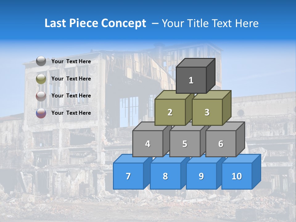 Building Disaster Dust PowerPoint Template
