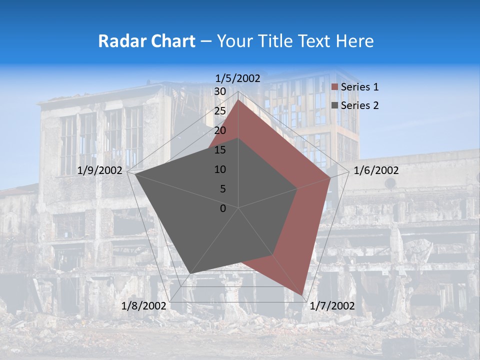 Building Disaster Dust PowerPoint Template