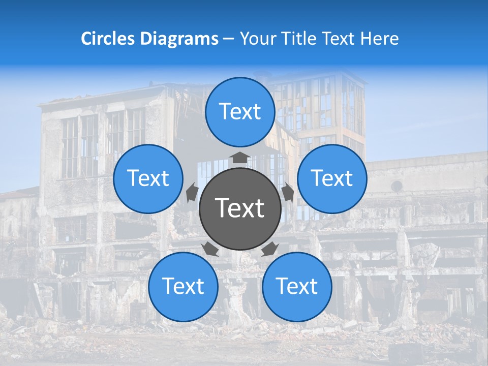 Building Disaster Dust PowerPoint Template