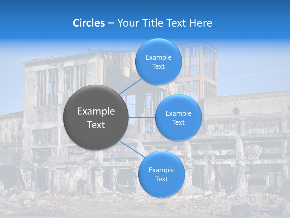 Building Disaster Dust PowerPoint Template
