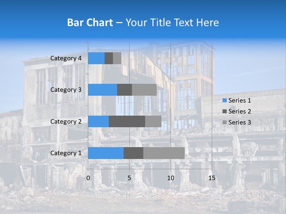 Building Disaster Dust PowerPoint Template