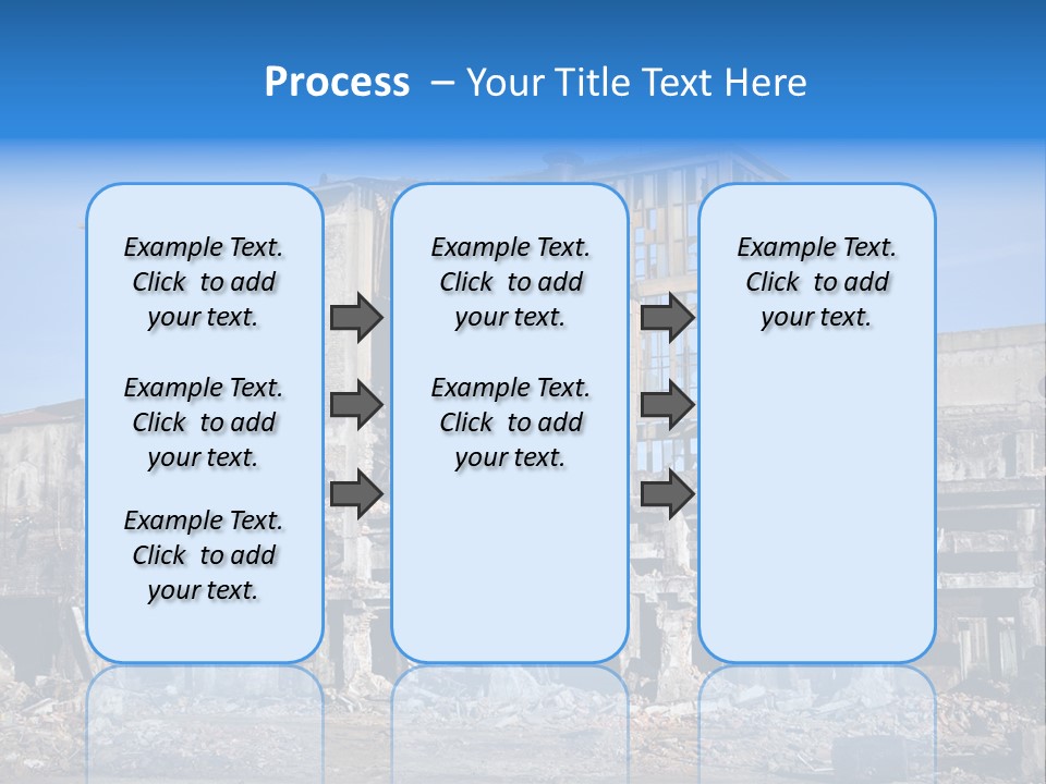 Building Disaster Dust PowerPoint Template