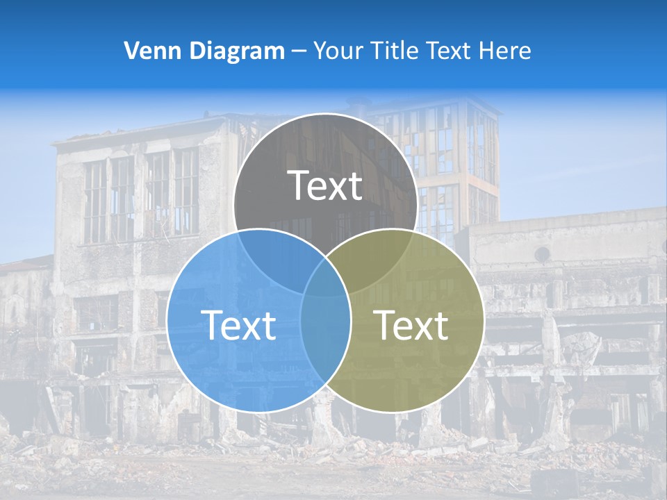 Building Disaster Dust PowerPoint Template