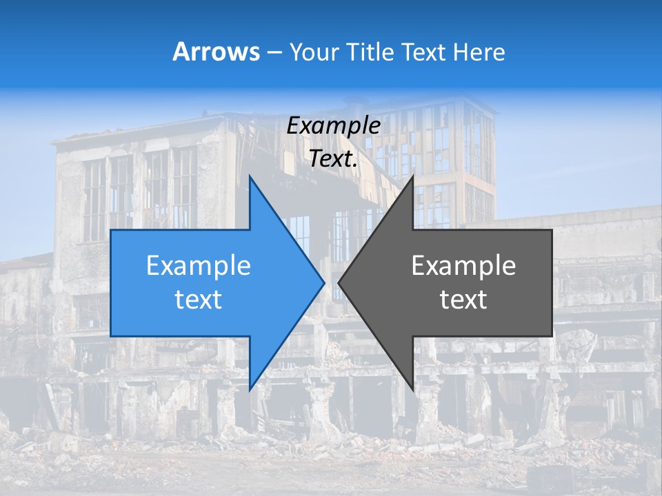 Building Disaster Dust PowerPoint Template