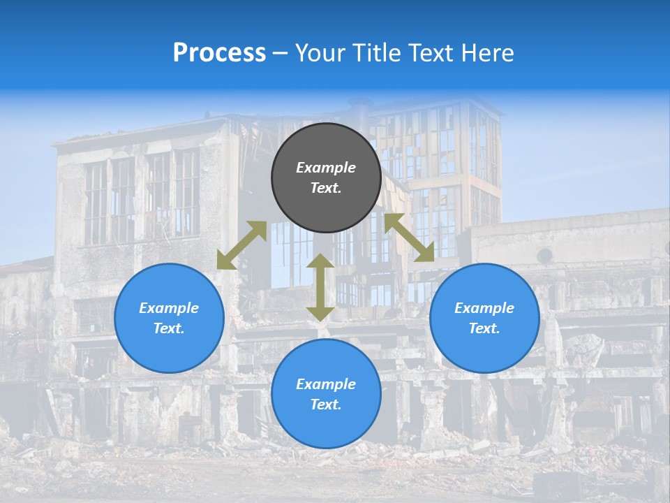 Building Disaster Dust PowerPoint Template