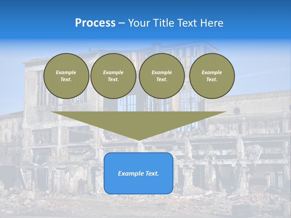 Building Disaster Dust PowerPoint Template