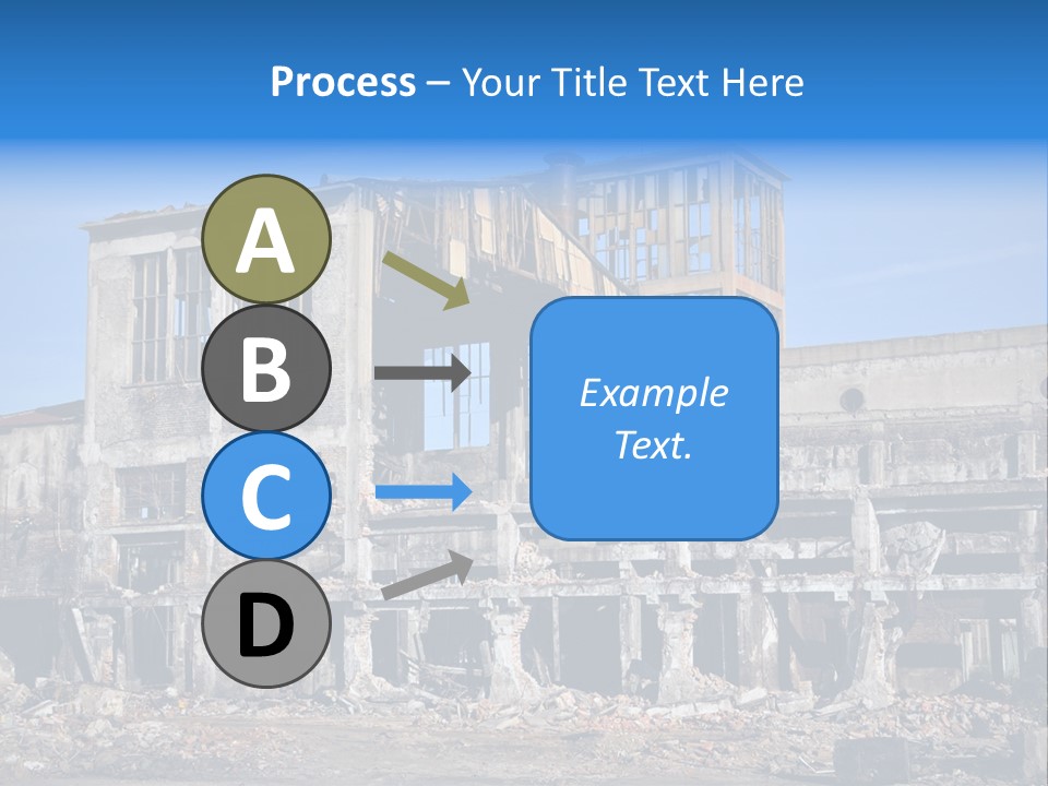 Building Disaster Dust PowerPoint Template