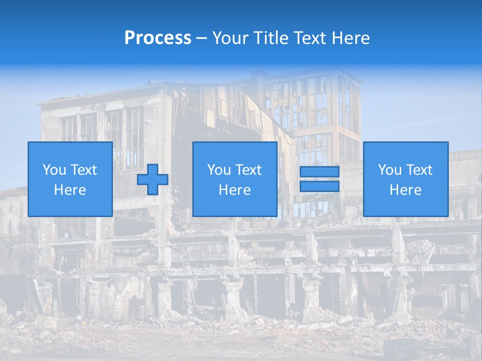 Building Disaster Dust PowerPoint Template