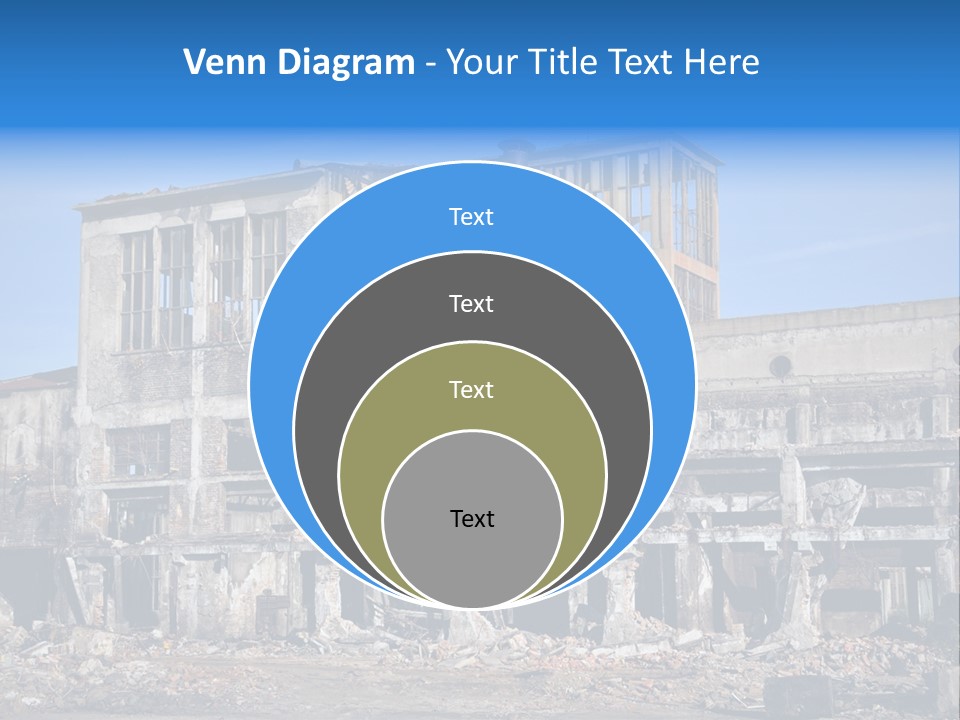 Building Disaster Dust PowerPoint Template