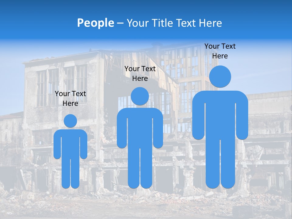 Building Disaster Dust PowerPoint Template