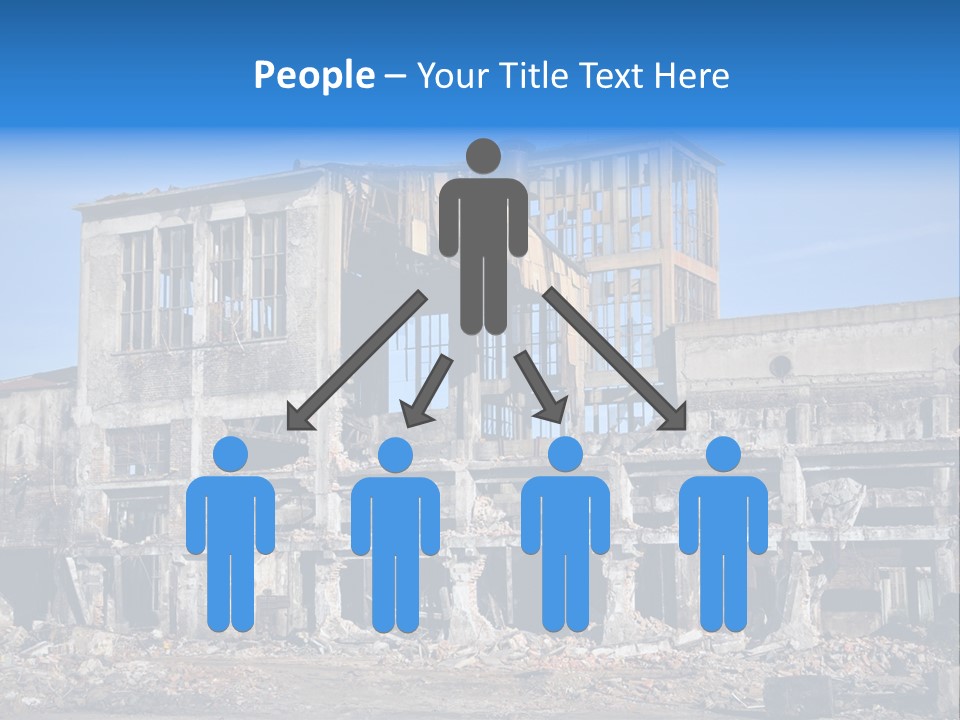 Building Disaster Dust PowerPoint Template