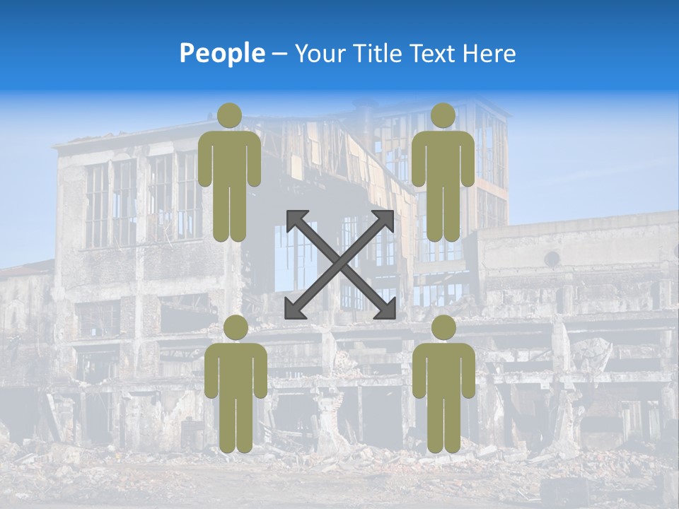 Building Disaster Dust PowerPoint Template