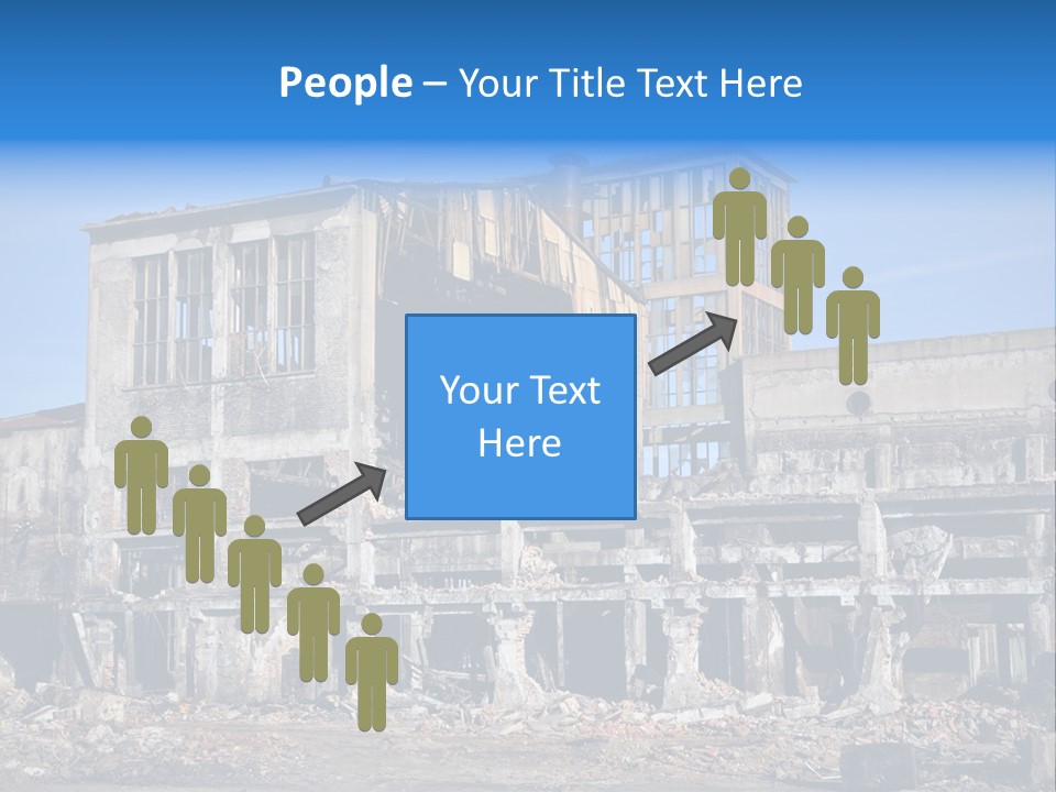 Building Disaster Dust PowerPoint Template
