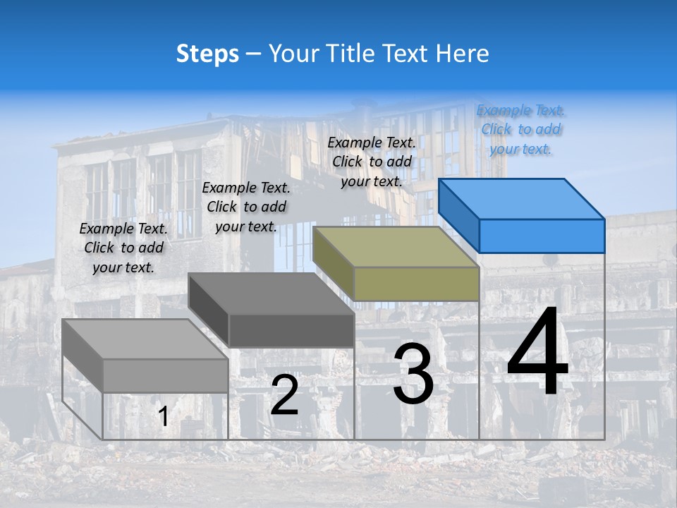 Building Disaster Dust PowerPoint Template