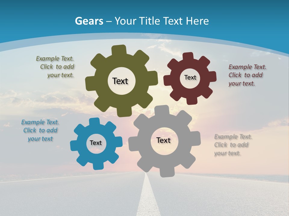 Destination Heaven Motion PowerPoint Template