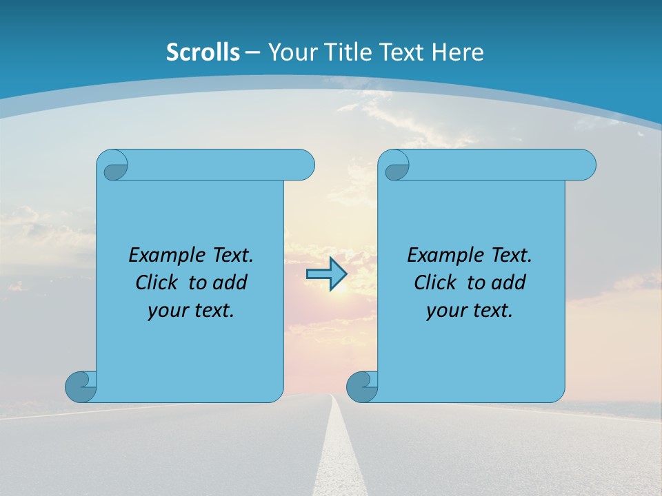 Destination Heaven Motion PowerPoint Template