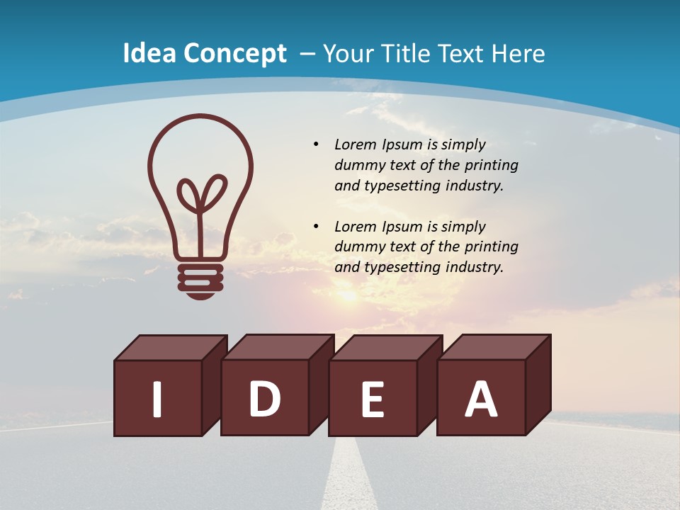 Destination Heaven Motion PowerPoint Template