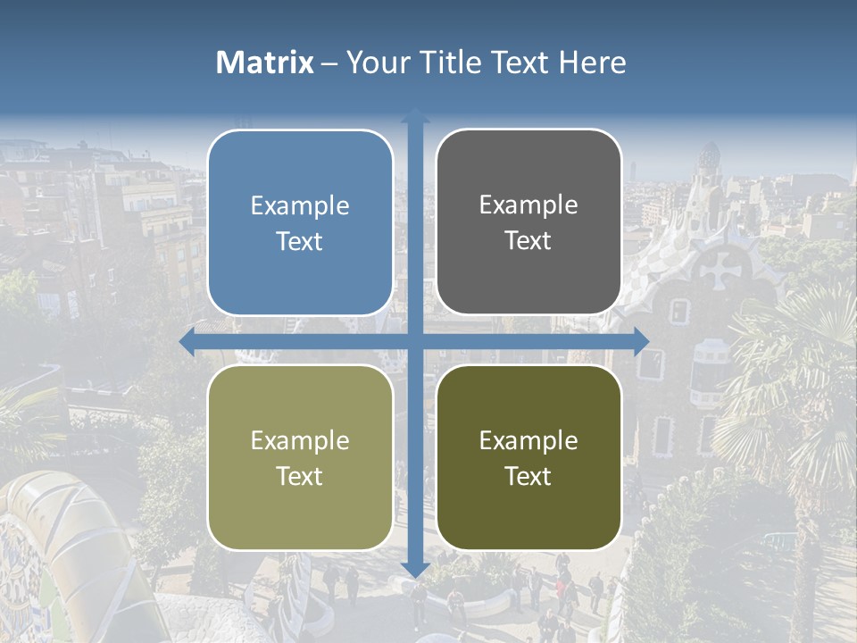 Gaudi Park Art PowerPoint Template